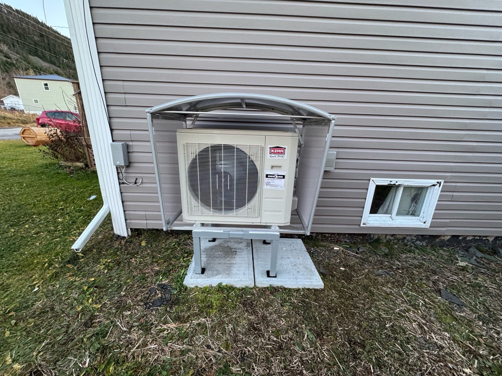 Single-zone mini-split outdoor unit
