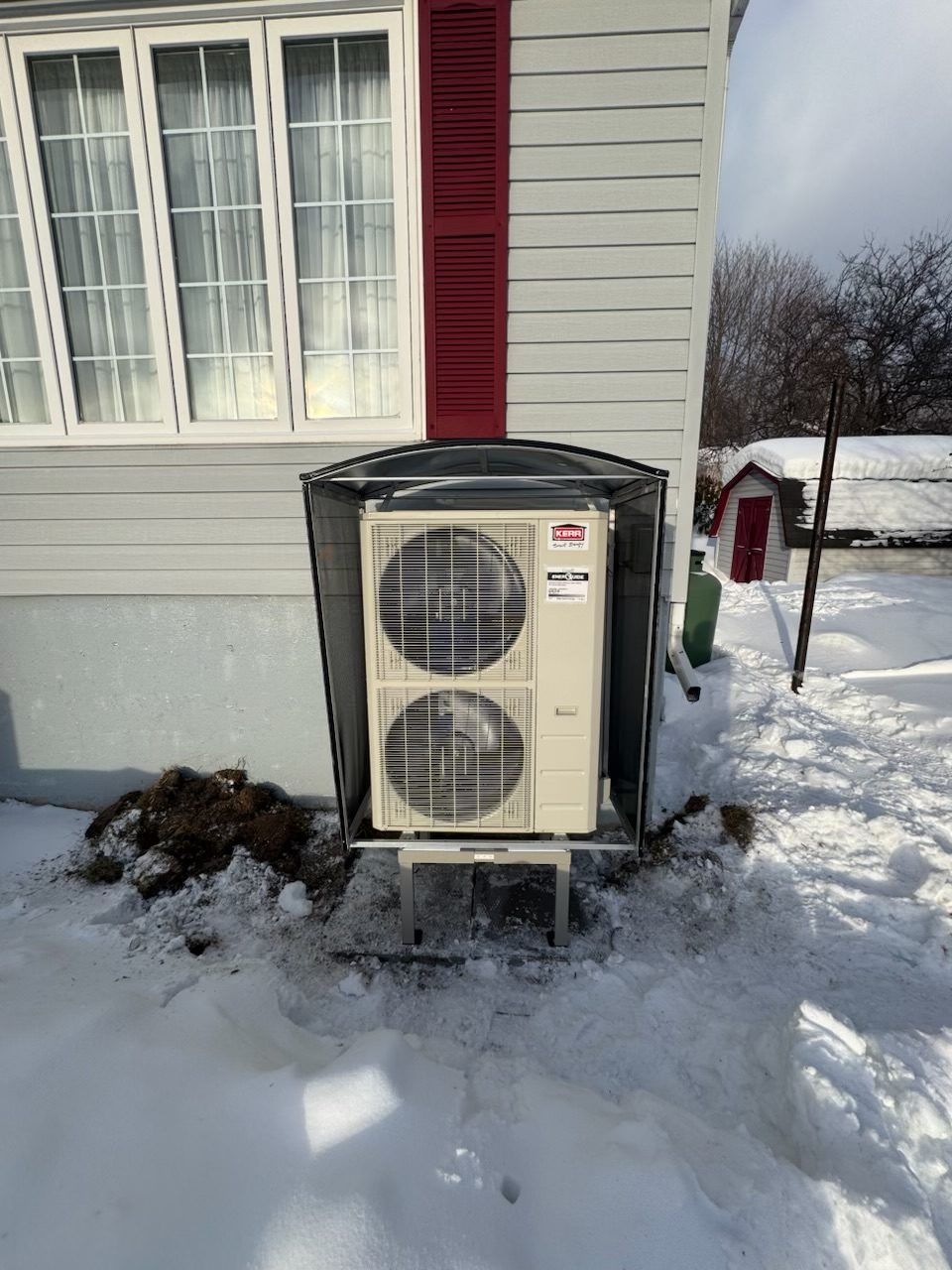 Multi-zone heat pump install